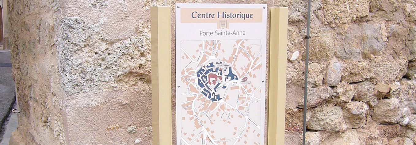signalétique patrimoine Hérault