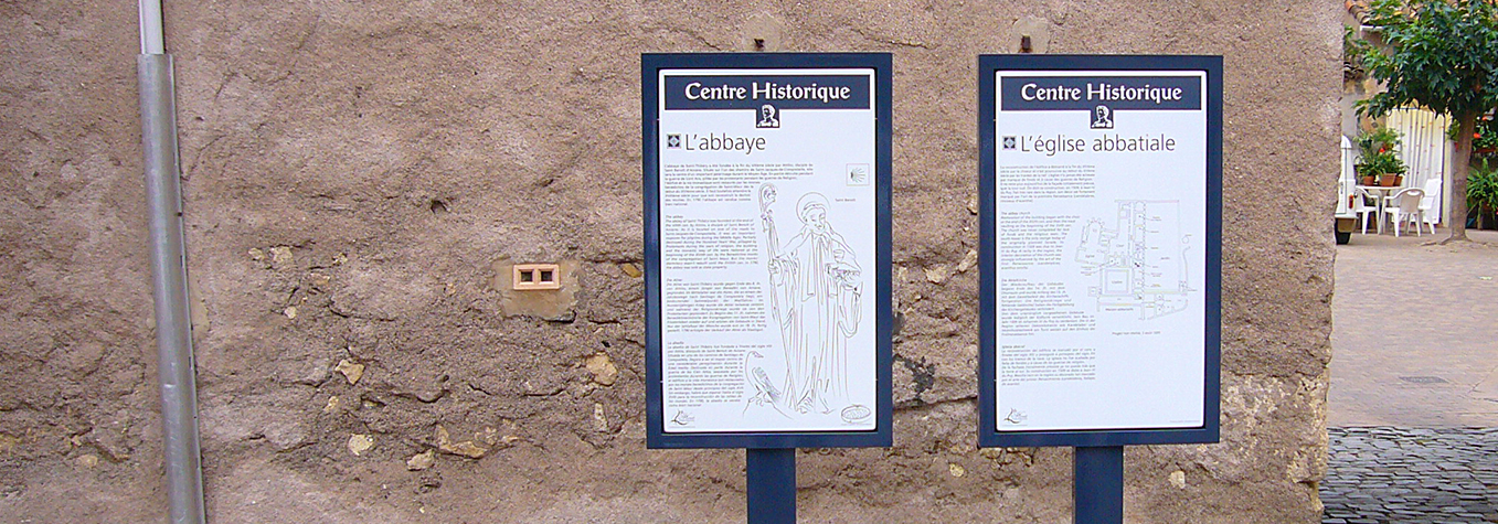signalétique patrimoine Hérault