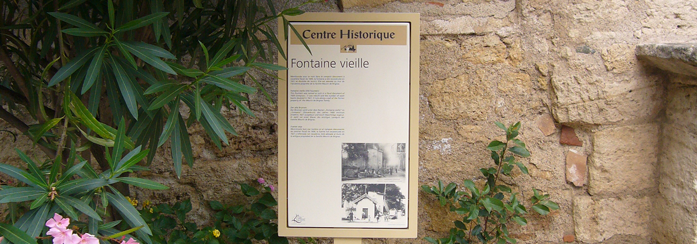 signalétique patrimoine Hérault