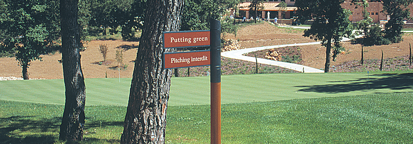 signalétique golf Microsign