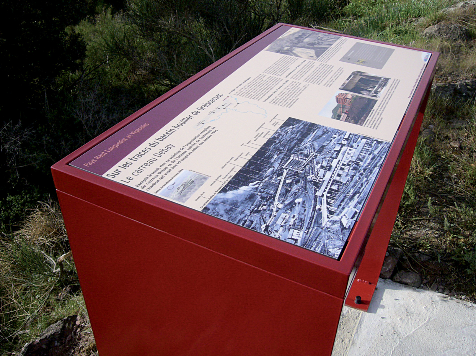 table d'interprétation Haut Languedoc