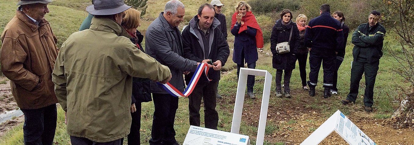 inauguration sentier patrimoine Sougraigne