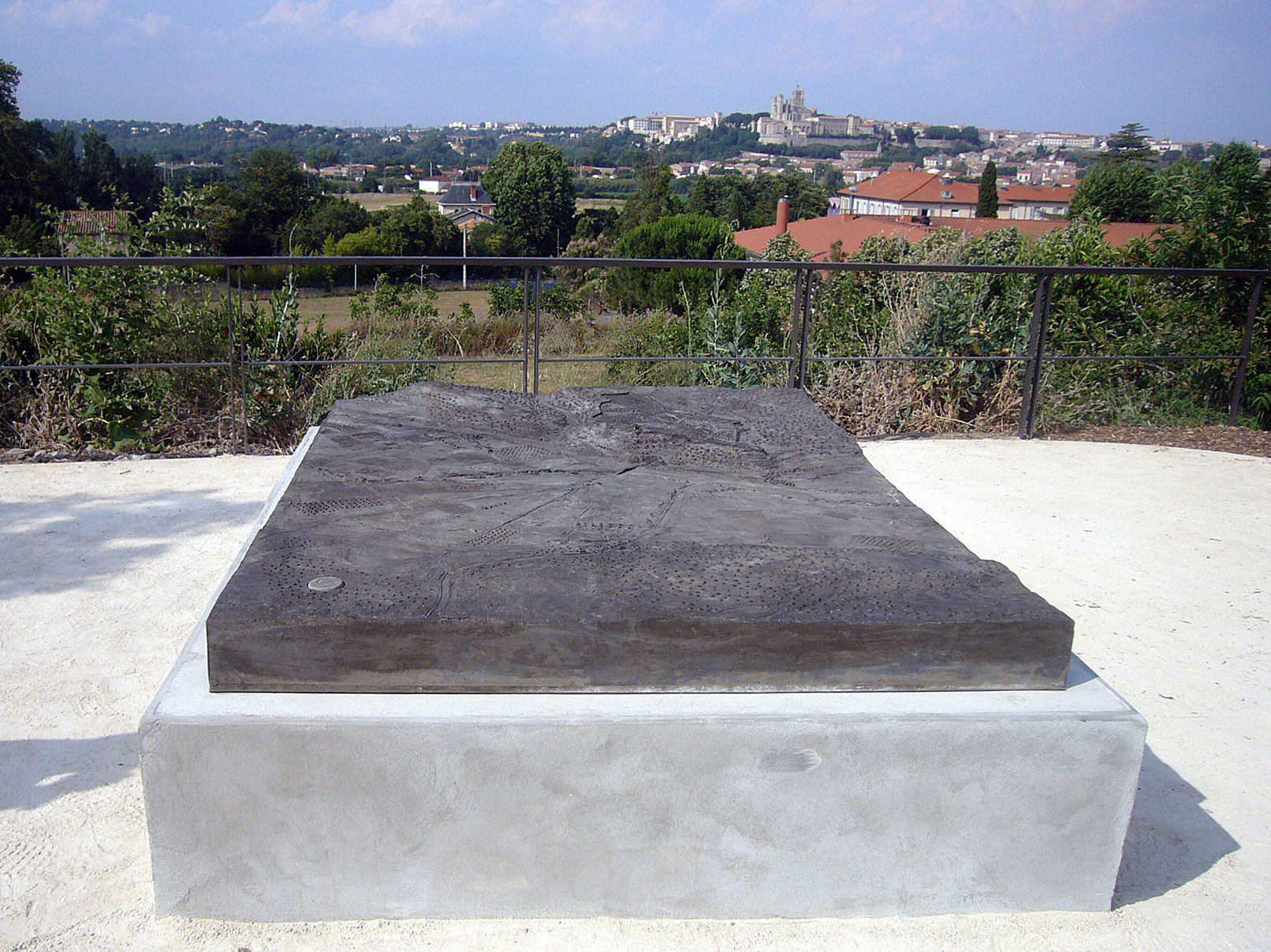 maquette XVIII béton Fonseranes